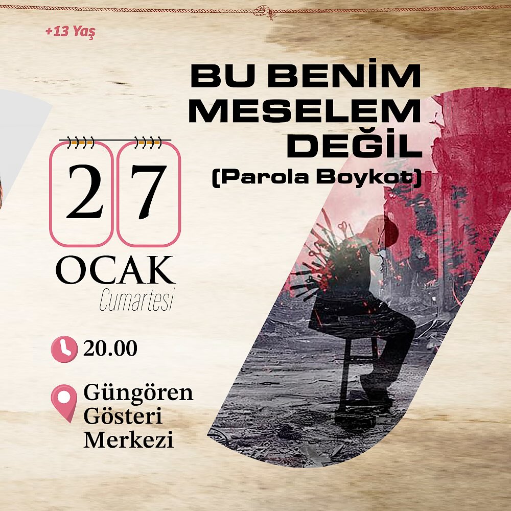 Güngören Kültür Sanat - Bu Benim Meselem Değil